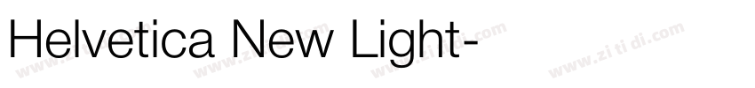 Helvetica New Light字体转换 Helvetica New Light字体转换